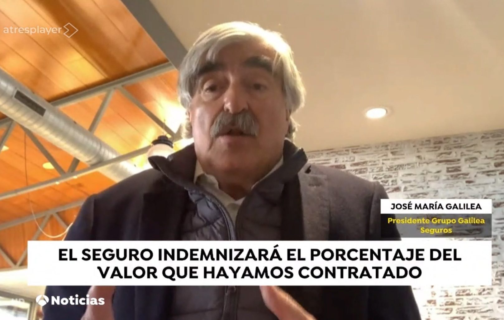 Intervención de Josep Maria Galilea en A3 Noticias. 25 febrero 2024- Incendio Valencia 3