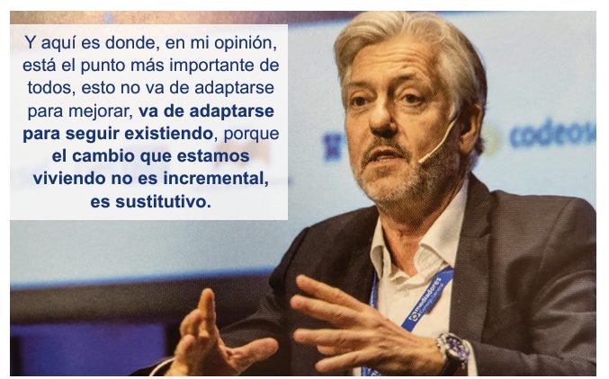 Tras 40 años en el seguro, creo que una gran parte de los operadores e intermediarios del sector van a desaparecer. 3