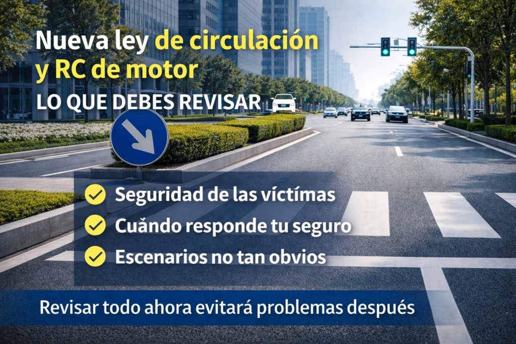 Nueva ley de circulación y RC de motor: claves prácticas que debes revisar 1