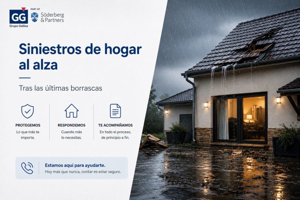 Los siniestros de hogar se duplican tras las borrascas 1