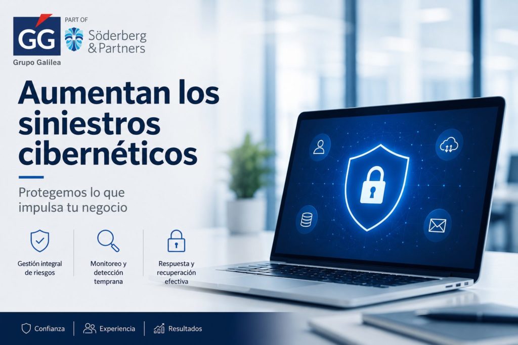 La frecuencia de siniestros cibernéticos crece un 143% en 2025 1