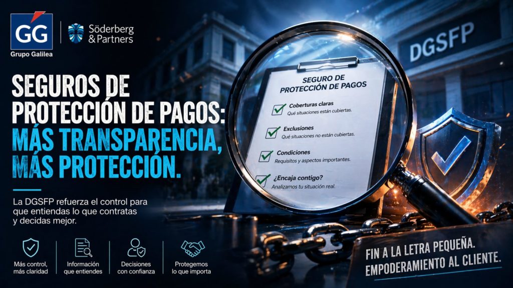 DGSFP endurece el control sobre los seguros de protección de pagos 1