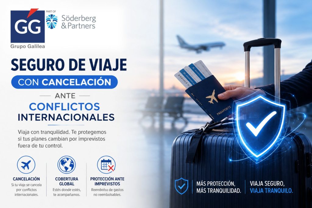Qué cubre el seguro de viaje con cancelación ante conflictos 1