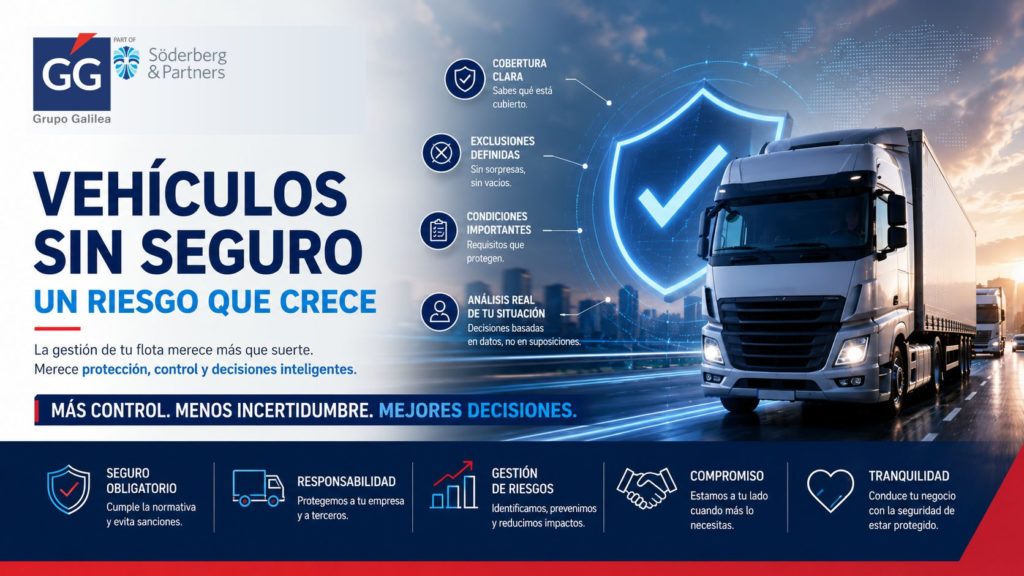 Más del 8% de furgonetas y el 10% de camiones circulan sin seguro 1